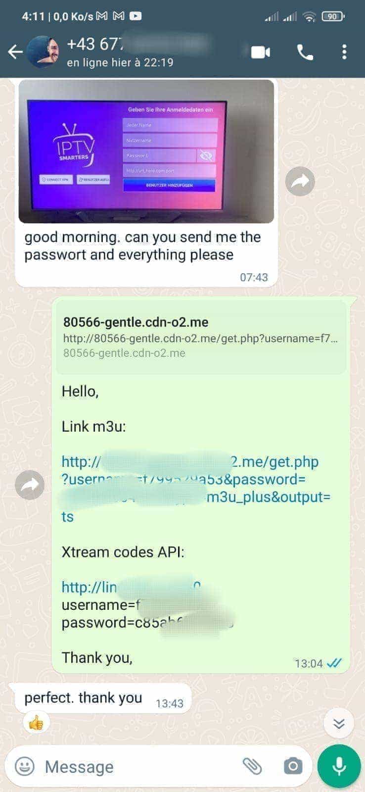 Avis client