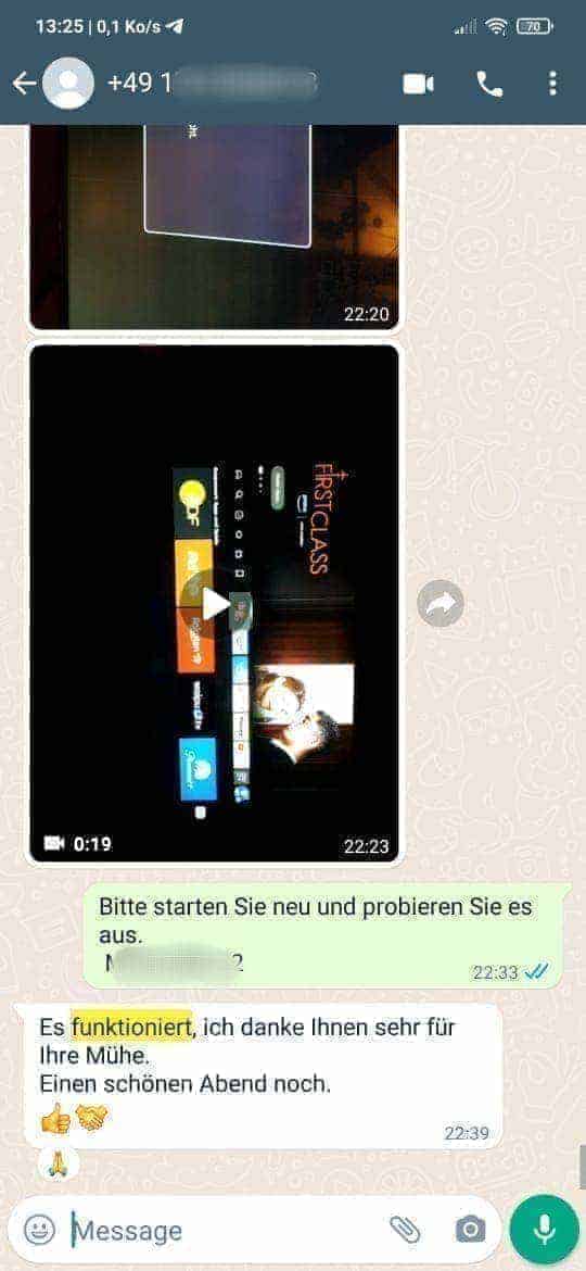 Avis client