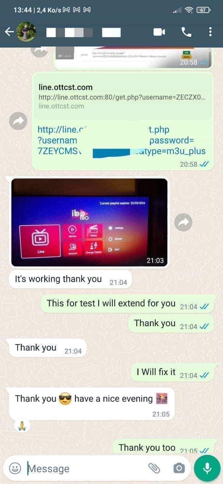 Avis client