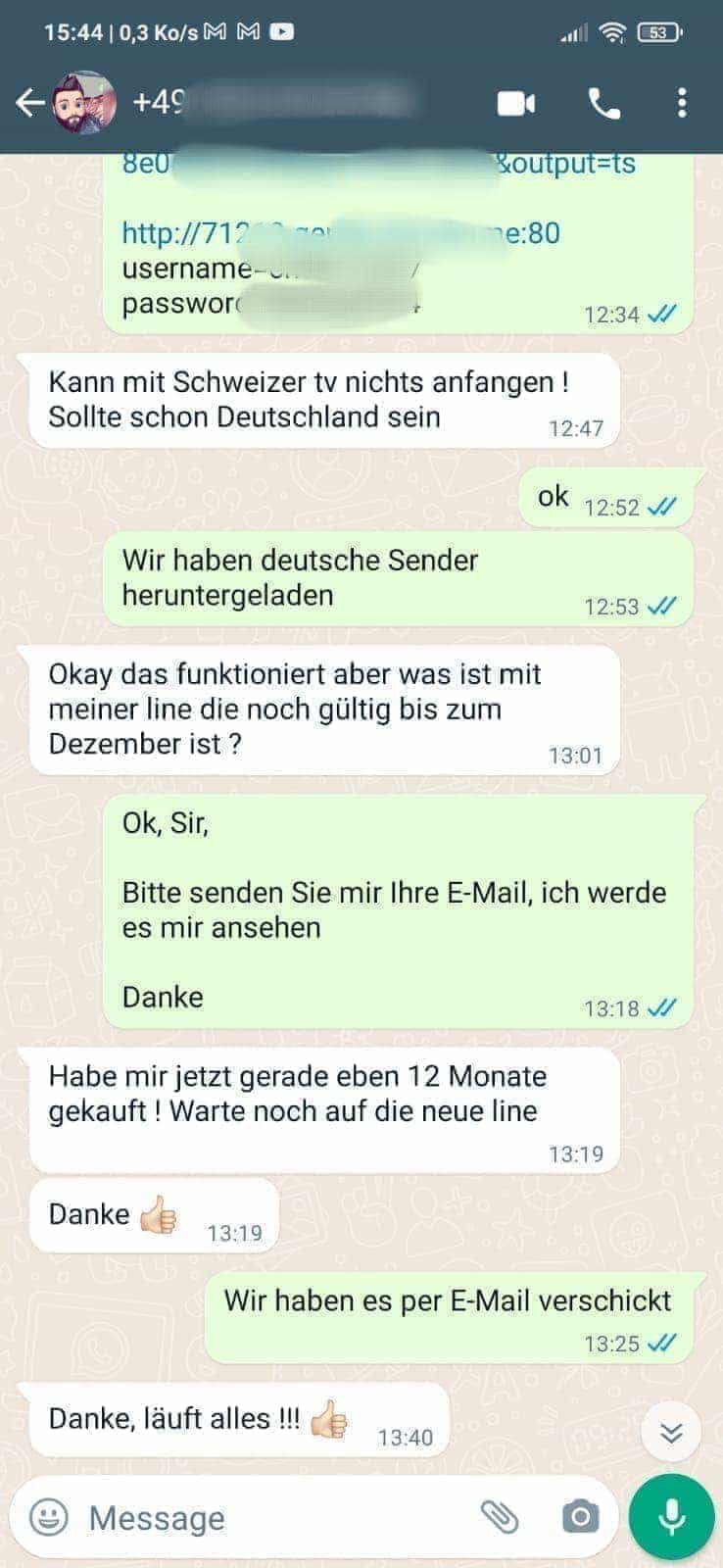 Avis client