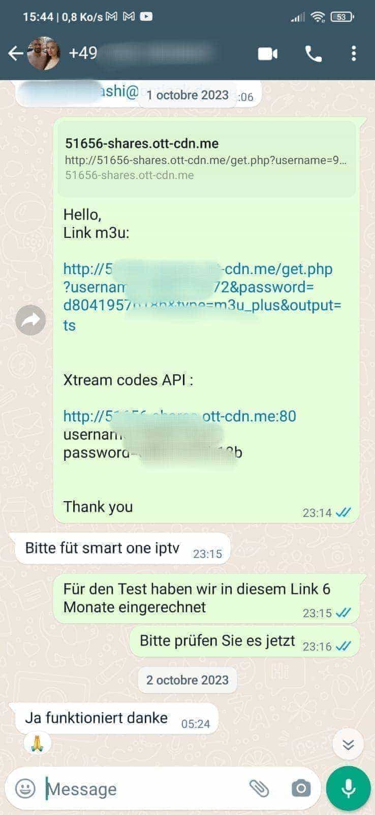 Avis client
